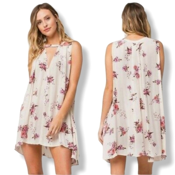 Free People Boho Floral Dress - Picture 1 of 8